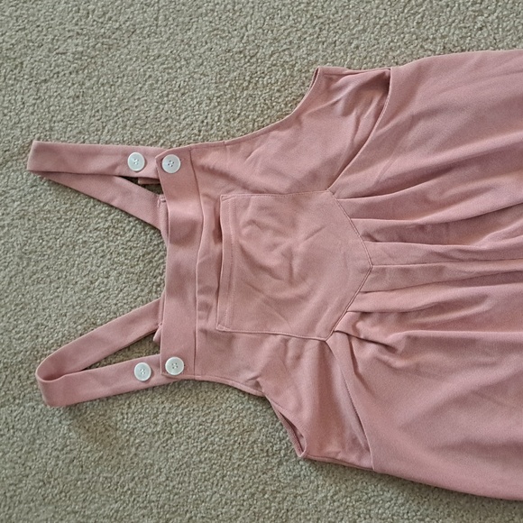 SMALL    HALARA ADJUSTABLE WAFFLE JOGGER OVERALLS - Picture 6 of 11